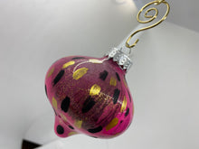 Load image into Gallery viewer, Small Hand Painted Glass Ornament - 12