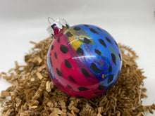 Load image into Gallery viewer, Small Hand Painted Glass Ornament - 2