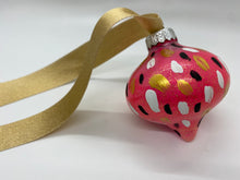 Load image into Gallery viewer, Small Hand Painted Glass  Ornament 11