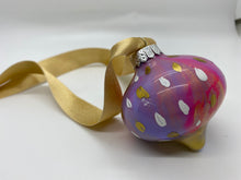 Load image into Gallery viewer, Small Hand Painted Glass Ornament - 9