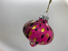 Load image into Gallery viewer, Small Hand Painted Glass Ornament - 12