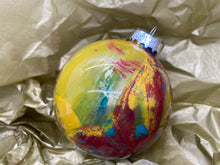 Load image into Gallery viewer, Large Glass Hand Painted Ornament - 3