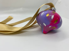 Load image into Gallery viewer, Small Hand Painted Glass Ornament - 14