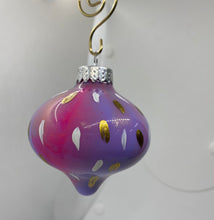 Load image into Gallery viewer, Small Hand Painted Glass Ornament - 14