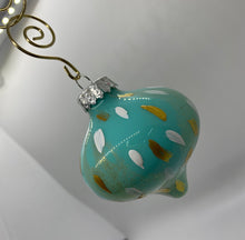 Load image into Gallery viewer, Small Hand Painted Glass Ornament - 10