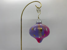 Load image into Gallery viewer, Small Hand Painted Glass Ornament - 14