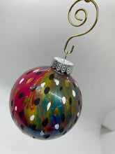 Load image into Gallery viewer, Small Hand Painted Glass Ornament - 1