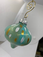 Load image into Gallery viewer, Small Hand Painted Glass Ornament - 10