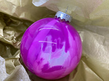 Load image into Gallery viewer, Large Glass Hand Painted Glass Ornament