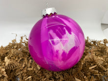 Load image into Gallery viewer, Large Glass Hand Painted Glass Ornament