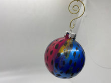 Load image into Gallery viewer, Small Hand Painted Glass Ornament - 2