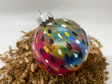 Load image into Gallery viewer, Small Hand Painted Glass Ornament - 1